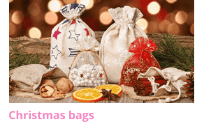 Christmas organza bags